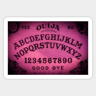 Pink Ouija Board Sticker